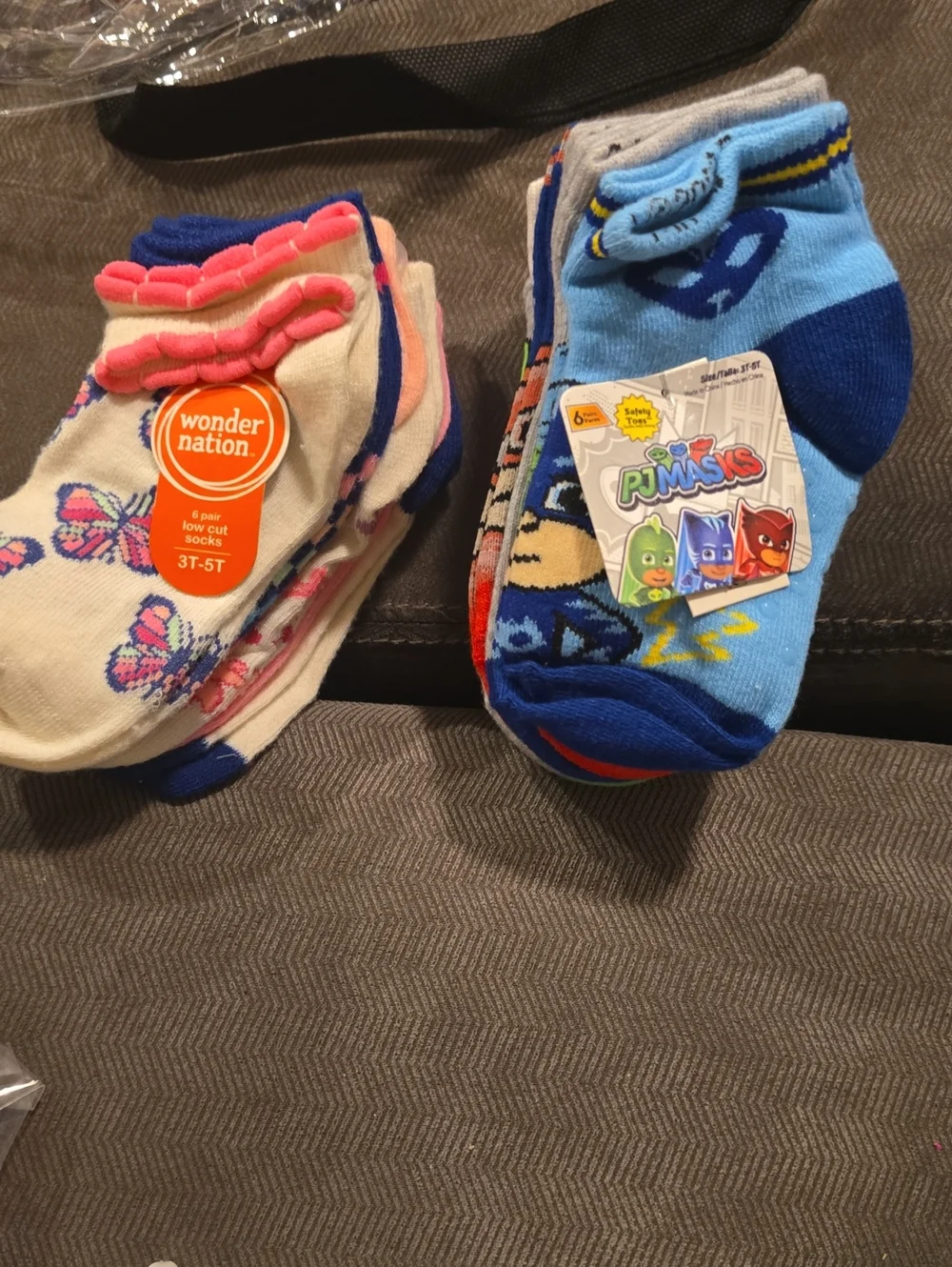 Pj Mask wonder nation Kids Low Cut Socks - Blue, Cream, Pink 2 Six Packs